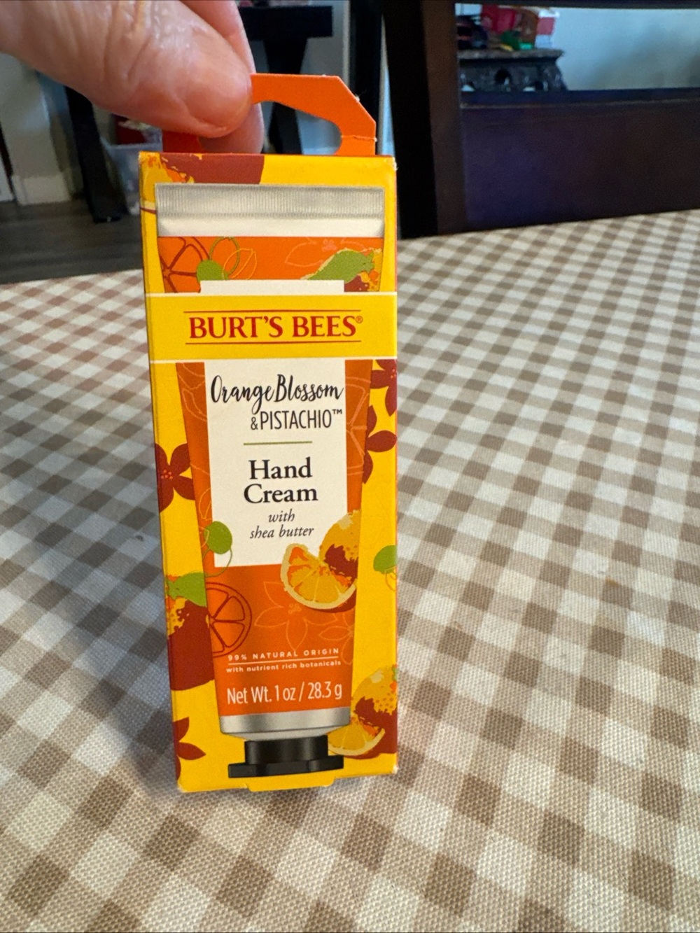 Burt's Bees Orange Blossom & Pistachio Hand Cream - Orange